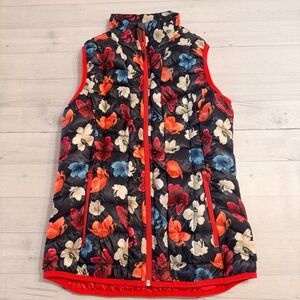 Orage women's floral down vest S